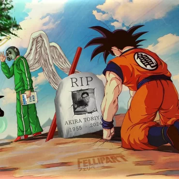 Fresque Murale Hommage Akira Toriyama - Dragon Ball Z